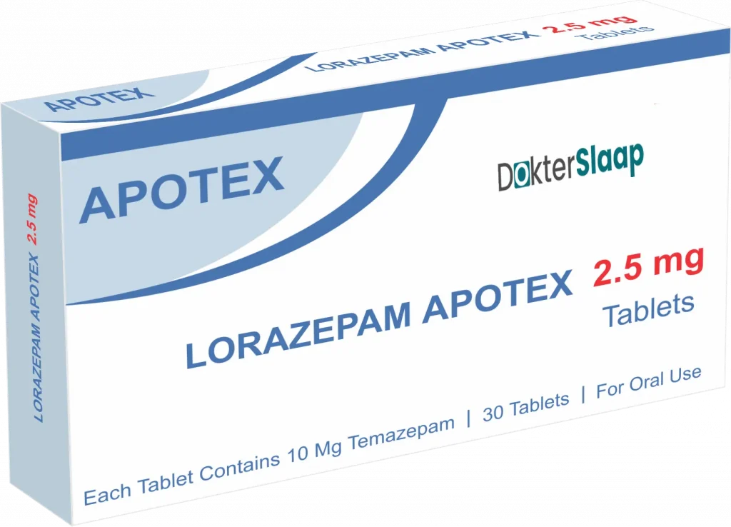 Lorazepam 2.5mg Dokterslaap.org