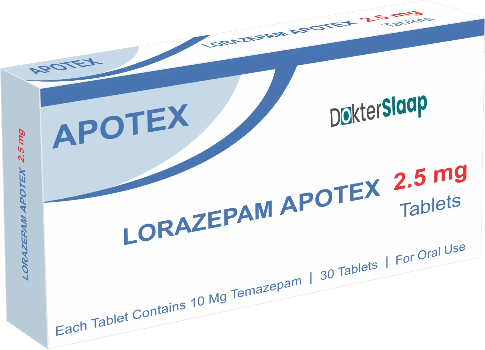 Lorazepam 2.5mg 30 Tabletten