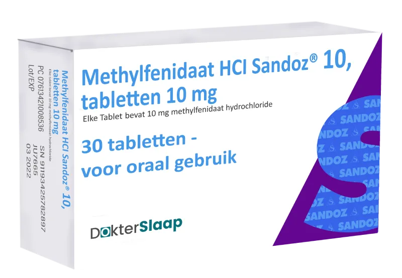 Ritalin Methylfenidaat HCI Sandoz 10mg Tabletten